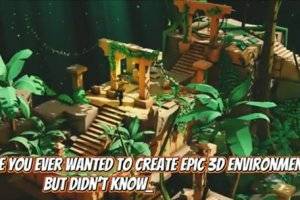 Create a Stylized Fort for Games – Blender to Substance