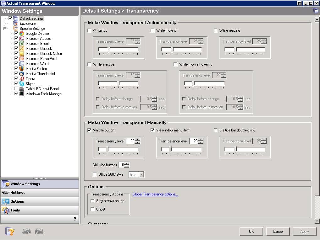 Actual Transparent Window 8.15.4 Multilingual