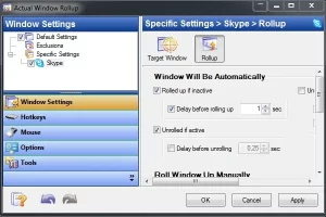 Actual Window Rollup 8.15.4 多语言版：窗口最小化变标题栏工具