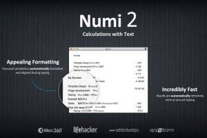 Numi 3.34 Mac版:多功能漂亮计算器,支持多语言