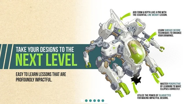 Gumroad – Learn to Draw Robots & Mecha – An Essential Course