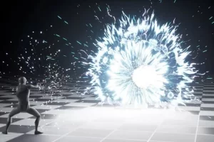 Unreal Engine 5蓄能光束特效教程：Niagara与Sequencer全流程