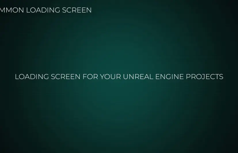 常见的加载界面 Common Loading Screen