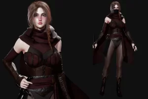 刺客女孩模块化 Assassin Girl Modular