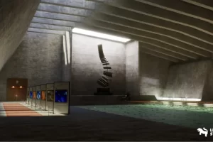 现代艺术博物馆环境（展厅 博物馆 艺术展览 展厅） Modern Art Museum Environment