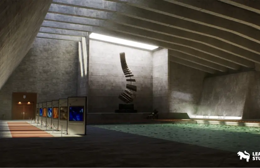 现代艺术博物馆环境(展厅 博物馆 艺术展览 展厅) Modern Art Museum Environment