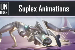 双人过肩摔摔跤动画 Paired Suplex Wrestling Animations
