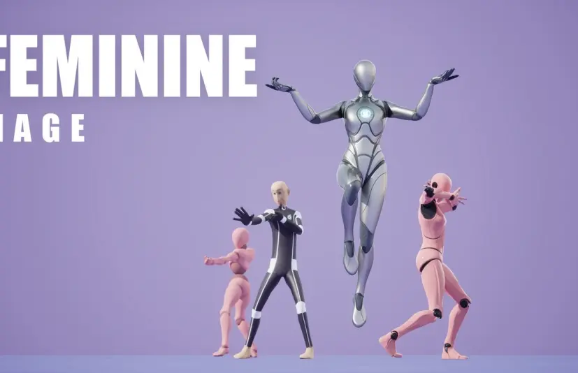 女性法师 - 动作捕捉 Feminine Mage - Motion Capture