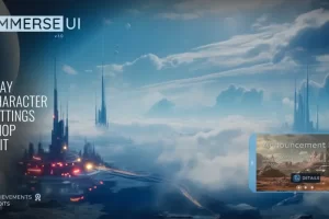 游戏主菜单 – 3D用户界面 – 3D沉浸式用户界面 Game Main Menu – 3D UI – 3D Immerse UI