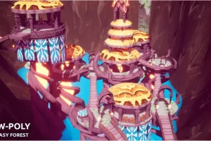 低多边形 – 奇幻森林 LOW-POLY – Fantasy Forest