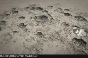 陨石坑贴花 Crater Decals
