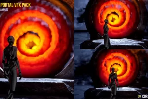 流体传送门视觉特效包 Fluid Portal VFX Pack