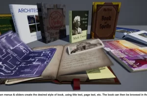 带有本地化文本和日记/剪贴簿系统的超定制动画书籍 Ultra-Custom Animated Books with Localized Text and Journal Scrapbook System