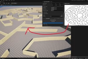 简易迷宫生成器 – 图像转网格 Easy Maze Builder – Image to Mesh