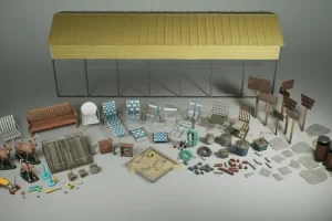 《郊区》第27期——户外与庭院空间 Suburbs VOL.27 – Outdoor and Yard Spaces (Nanite and Low Poly)