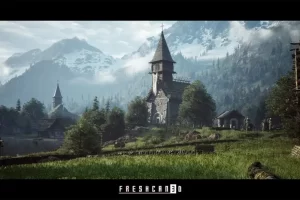 中世纪环境(中世纪山脉、中世纪教堂、中世纪墓地)Medieval Environment (Mountain Medieval , Medieval Church, Medieval Cemetery )