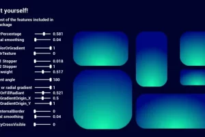 程序性用户界面：背景和边框UMG材质套件 Procedural UI background and borders UMG material KIT