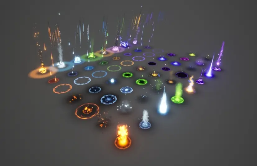 范围攻击魔法能力 第2卷 - AoE Magic Abilities Vol.2 - Niagara