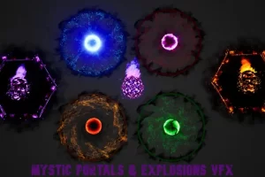 神秘传送门/爆炸视觉特效包 – Mystic Portals Explosions VFX Pack