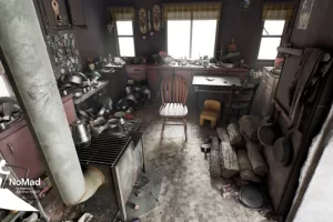 写实风格的末世风室内场景 Realistic Post-Apocalyptic Interior Environment