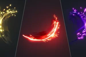 280种挥剑特效素材包 第一卷 280 Sword Slashes VFX Pack Vol. 1