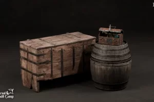 中世纪道具合集 第4卷——可拾取木箱 Medieval Props Vol. 4 – Wooden Chests (Lootable)