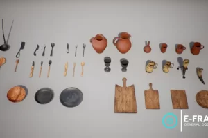 中世纪餐具套装 Medieval Cutlery Set