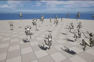 攀岩平台动画包 Ledge Climb Animation Pack