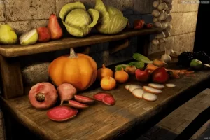 中世纪水果和蔬菜 Medieval Fruits And Vegetables