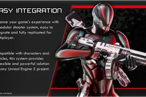 多人射击系统 – Multiplayer Shooter System v1.3