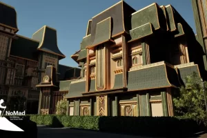 翠绿广场——风格化模块化环境 Verdant Square – Stylized Modular Environment