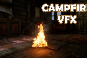 篝火视觉特效 – Campfire VFX – Unreal Engine 5 Niagara