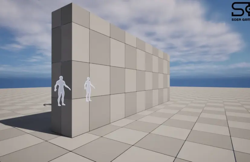 透过墙壁的后期材质 - Vision Through Wall Material