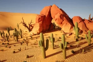 风格化PBR沙漠包 – Stylized PBR Desert Pack