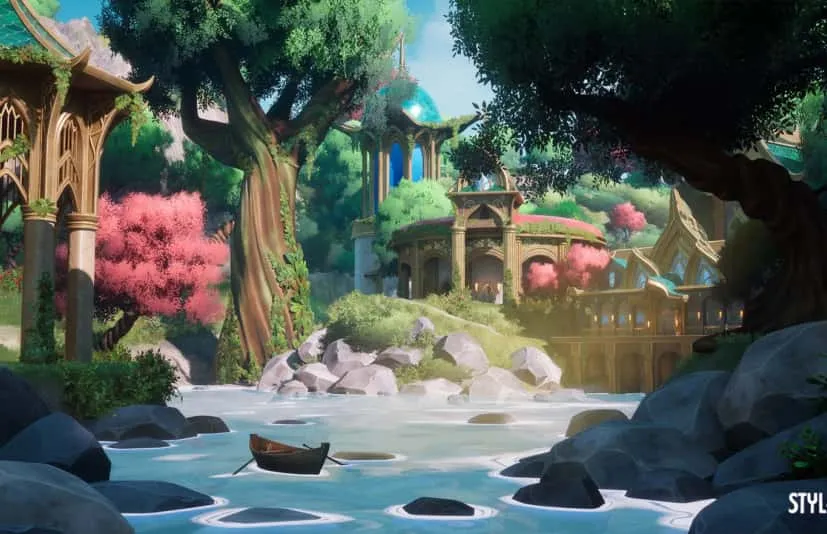 风格化的精灵山谷 - Stylized Elven Valley