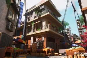 风格化的日本街头——模块化亚洲巷市包 – Stylized Japanese Street – Modular Asian Alley Market Pack