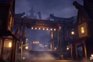 风格化魔法鬼村 – Stylized Magical Haunted Village ( Magic Haunted Haunted Village Stylized City )