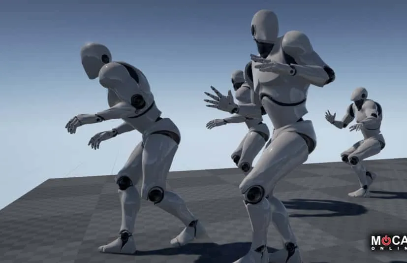 动作捕捉动画包 - Scared - MoCap Animation Pack