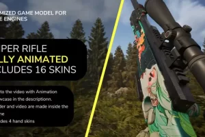 FPS狙击步枪01 – FPS Sniper Rifle 01