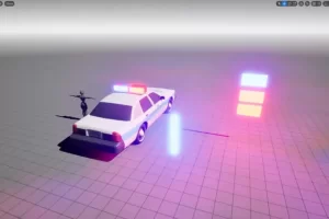 警车警笛灯光视觉特效 – Police Car Siren Light VFX