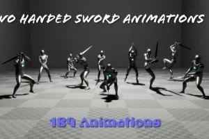 双手剑动画 V1 – Two Handed Sword Animations V1