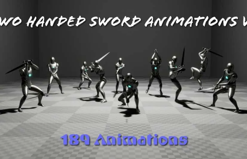 双手剑动画 V1 - Two Handed Sword Animations V1