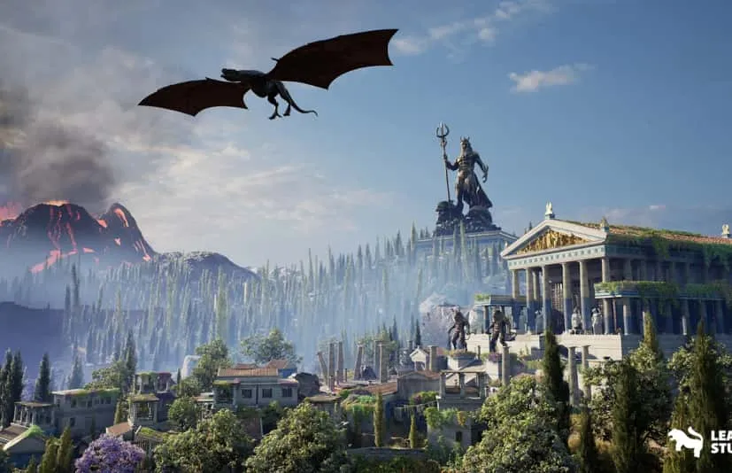 古希腊奇幻超级包 Ancient Greek Fantasy Megapack ( Volcano, Dragon )