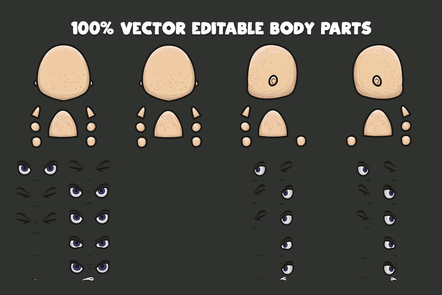 Warrior 4-direction Character Sprites