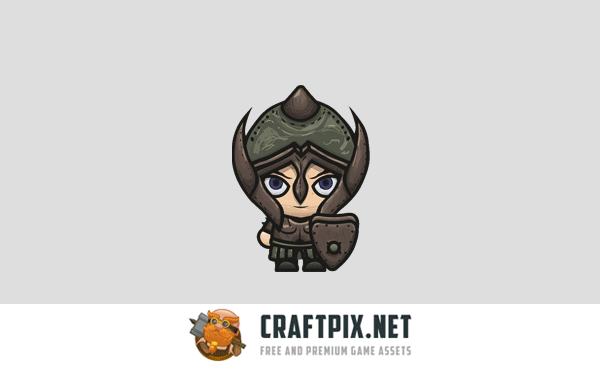 Warrior 4-direction Character Sprites