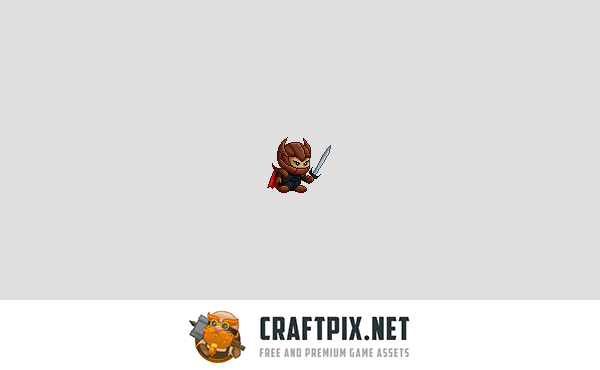 2D Pixel Art Evil Monster Sprites