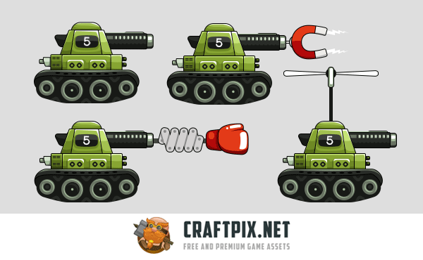 Tank Wars 2D Game Kit