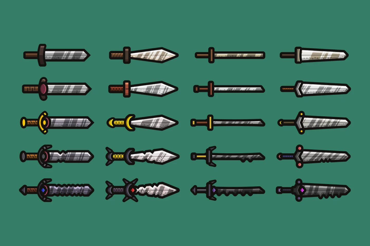 Swords 2D Weapon Pack