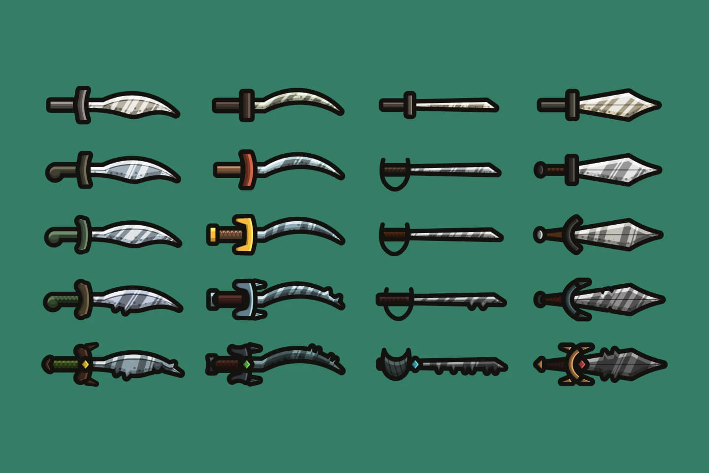 Swords 2D Weapon Pack