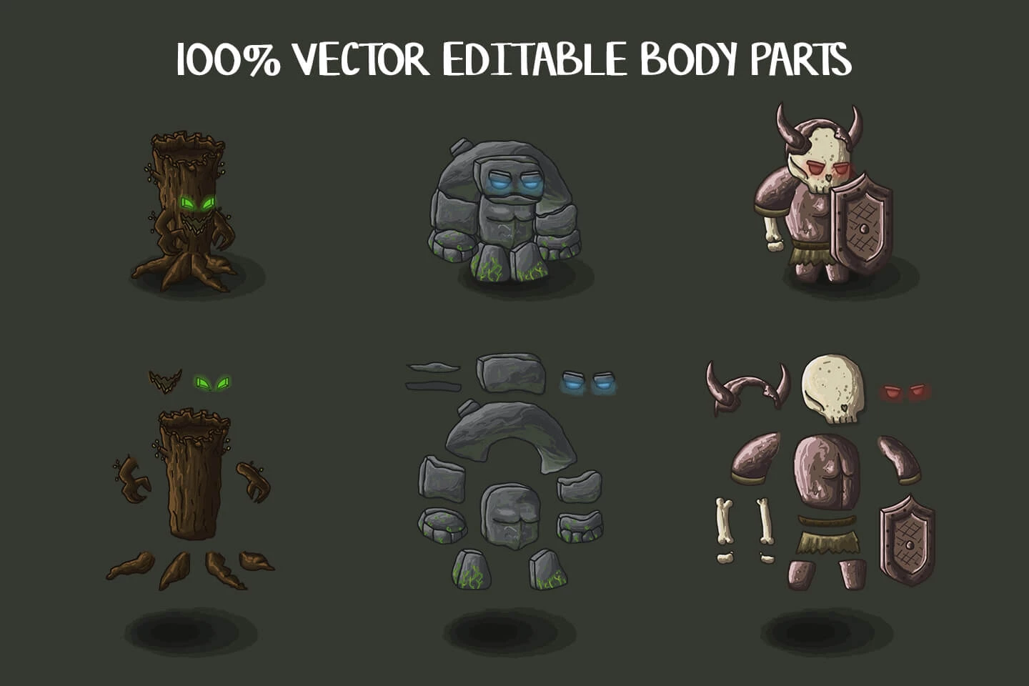 Boss Monster Game Sprites